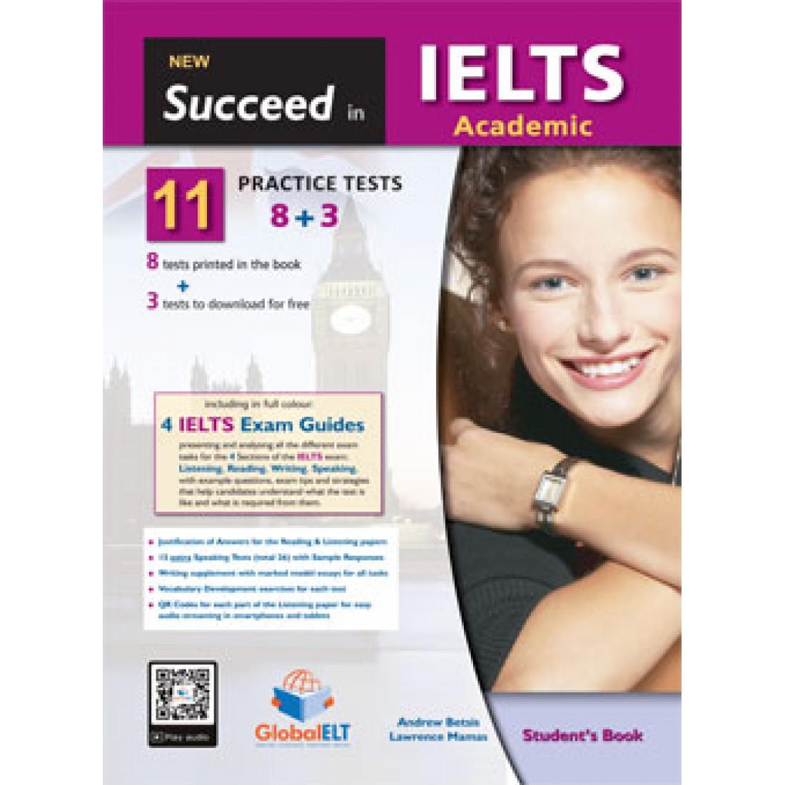 NEW SUCCEED IN IELTS ACADEMIC 11(8+3) PRACTICE TESTS SB